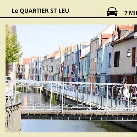 Studio Miraumont, Stationnement Gratuit, 5Min Gare Appartement Amiens Buitenkant foto
