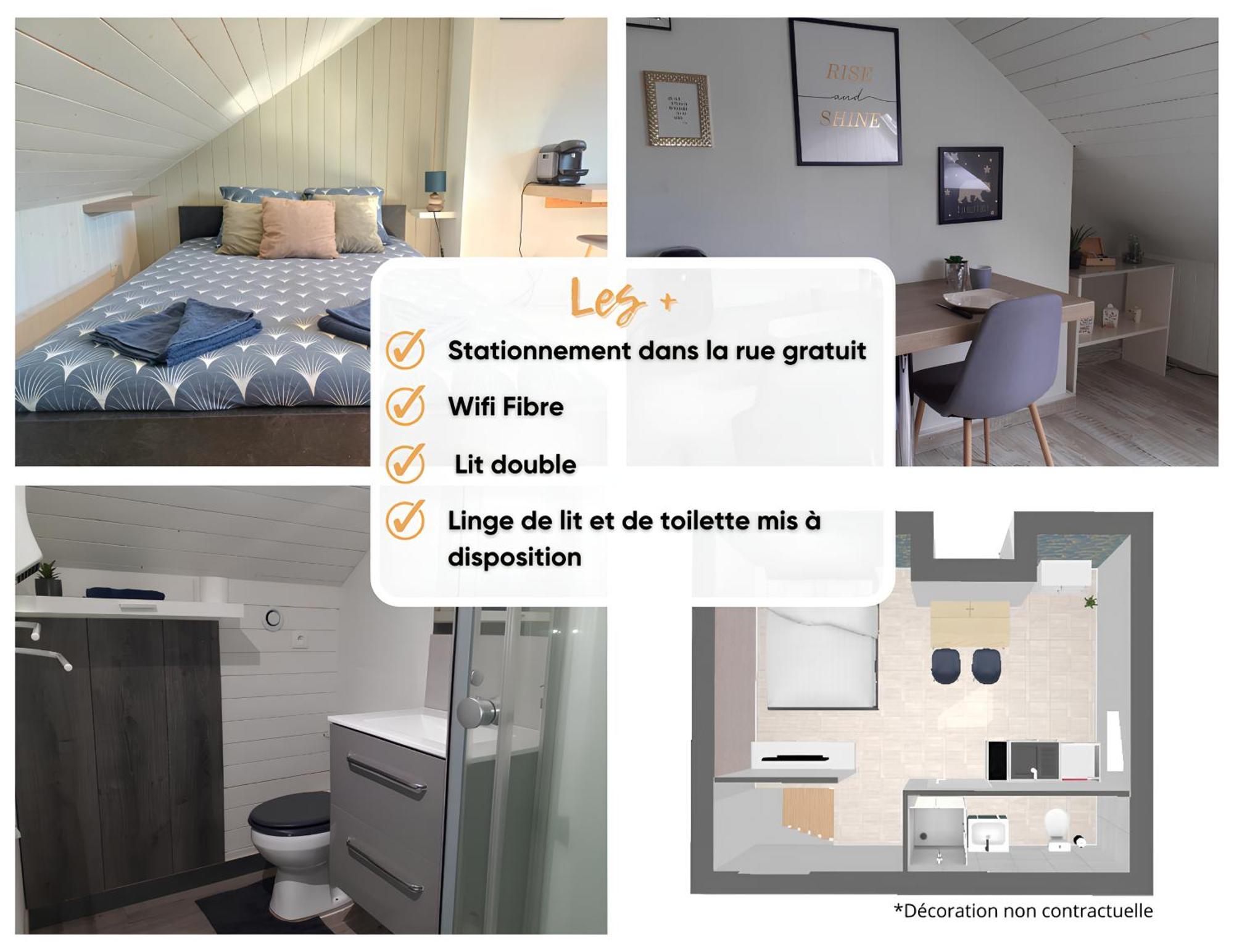 Studio Miraumont, Stationnement Gratuit, 5Min Gare Appartement Amiens Buitenkant foto